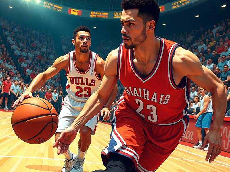 打个班赛遇到个怪物！17岁的阿门高中比赛上演滑翔暴扣！