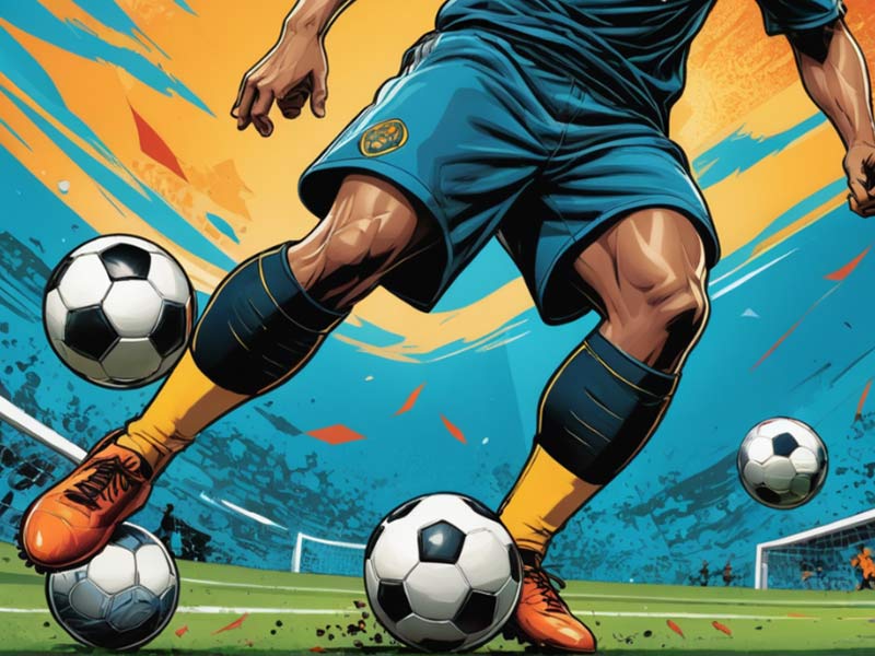 晃飞了！奥尔莫在训练中戏耍阿劳霍